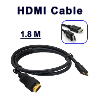 HDMI Cable HDMI-1.8 High Definition Male to Male Golden Plated