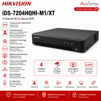 Hikvision iDS-7204HQHI-M1/XT 4 Channel AcuSense DVR