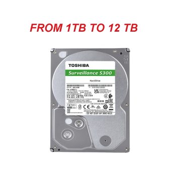 Toshiba Surveillance Hard Drive for CCTV DVR/NVR Recorders Various Sizes