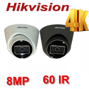 Hikvision DS-2CE78U1T-IT3F 8MP 4K EXIR Turret Camera Smart IR Outdoor Security Camera
