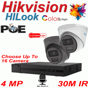 Hilook NVR-104MH-C-4P, NVR-208MH-C-8P- NVR-216MH-C-16P- IPC-T249HA-LU