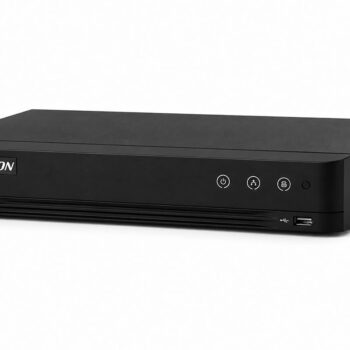 Hikvision iDS-7204HUHI-M1/XT 4 Channel 8MP AcuSense DVR with AI Human and Vehicle Detection, Two-Way Audio, 4K HDMI output and H.265 Pro+ compression.