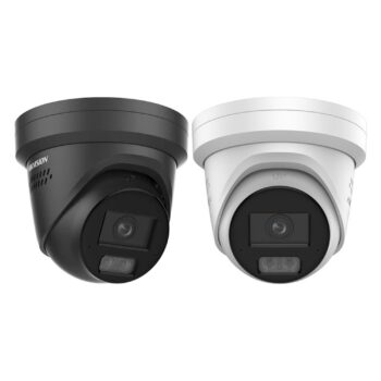 Hikvision DS-2CD33C7G3-LISUY/SL 12MP turret camera in black and white