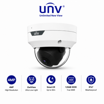 Uniview UV-IPC3514LE-ADF28K-WP-W 4MP OwlView Dome IP Camera – White