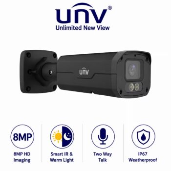 Uniview UV-IPC2228SE-DF40K-WL-I0-B Powerful 8MP ColorHunter Bullet