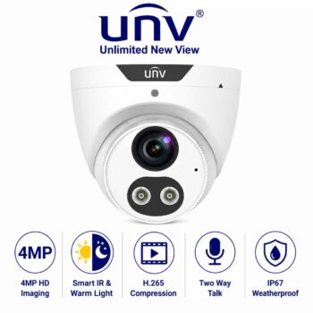 Uniview UV-IPC3614LE-ADF28KC-WL-W Powerful 4MP EasyColor Turret